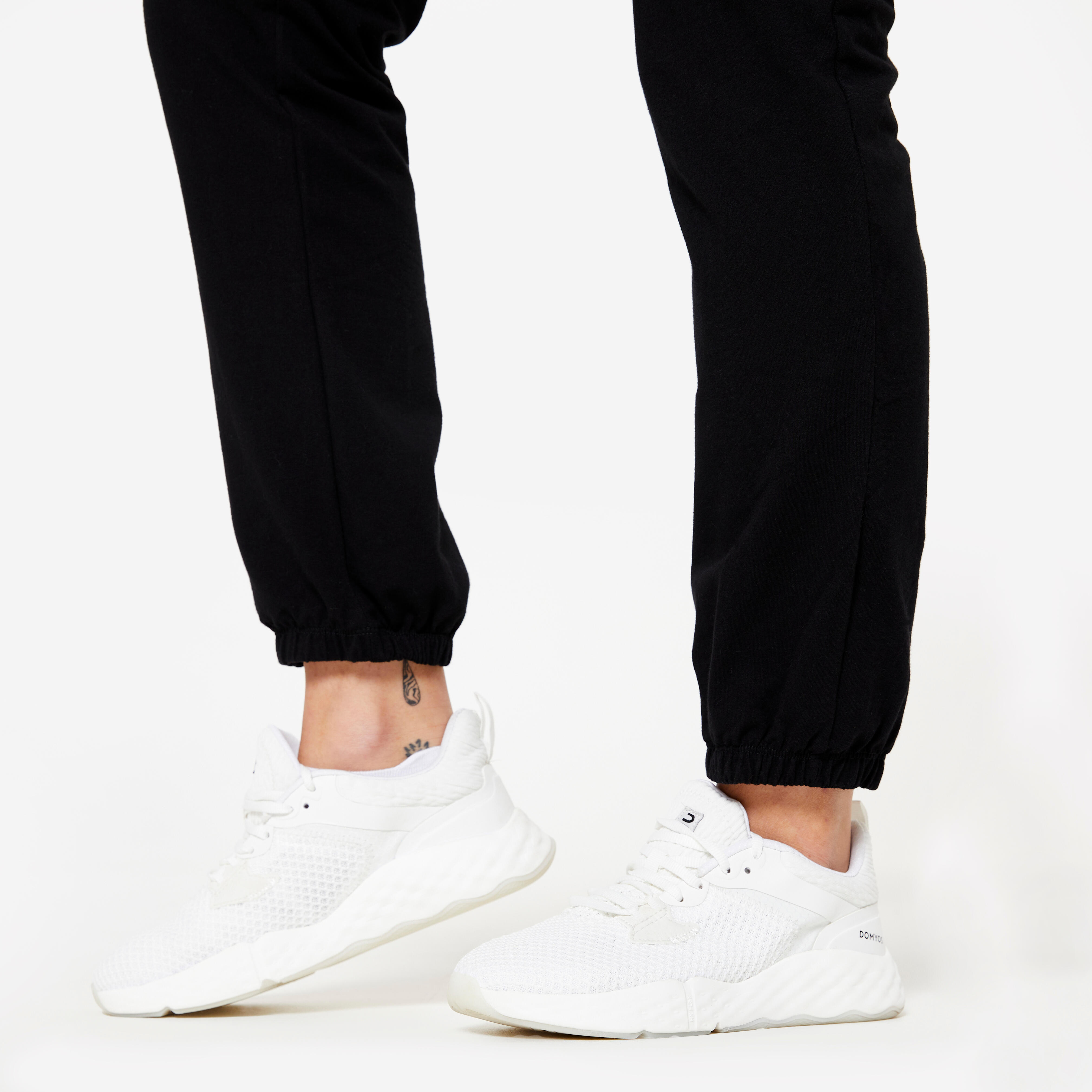 Pantalon de sport femme 100 noir Ultra Noir Domyos Decathlon