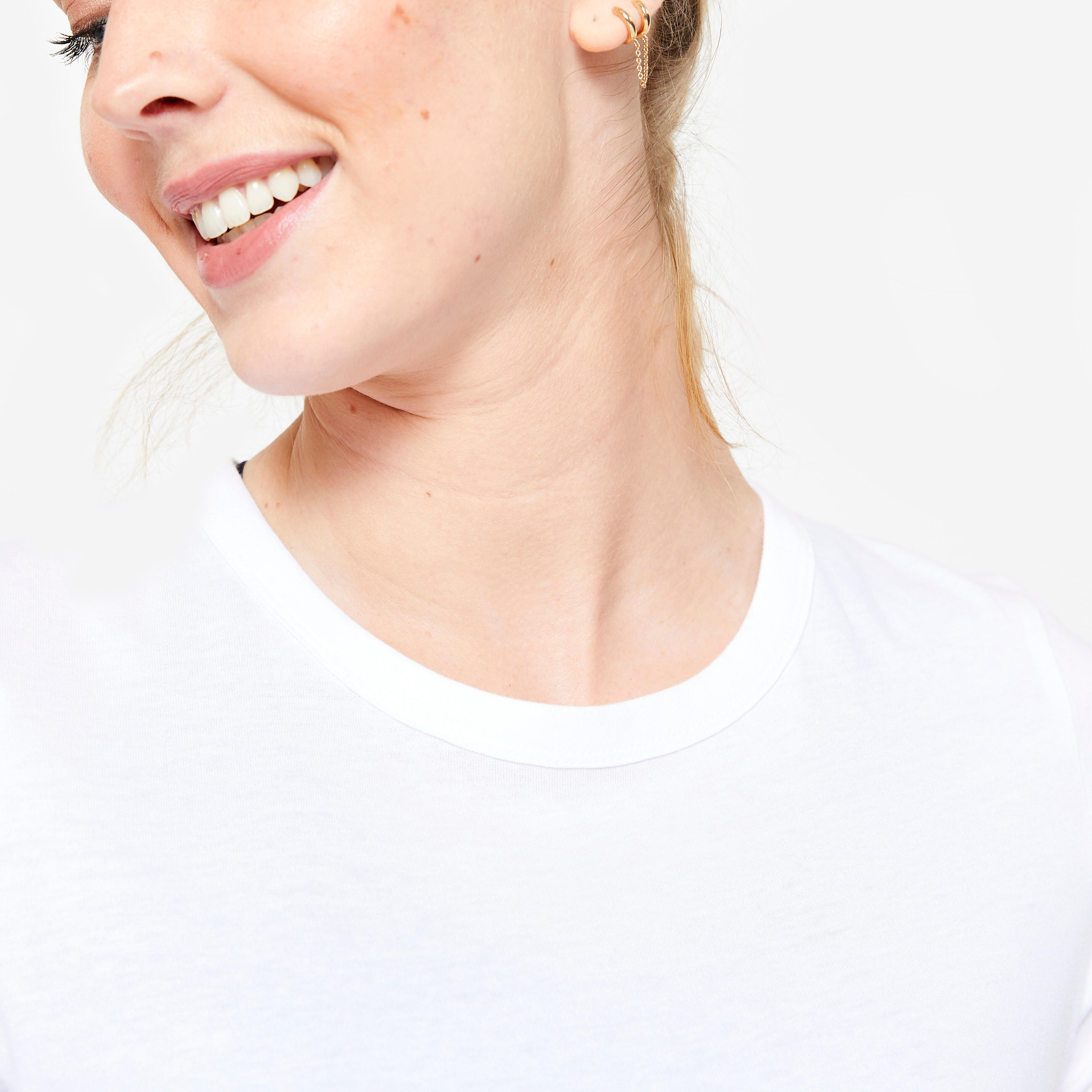 Women’s Fitness T-Shirt - 100 - DOMYOS