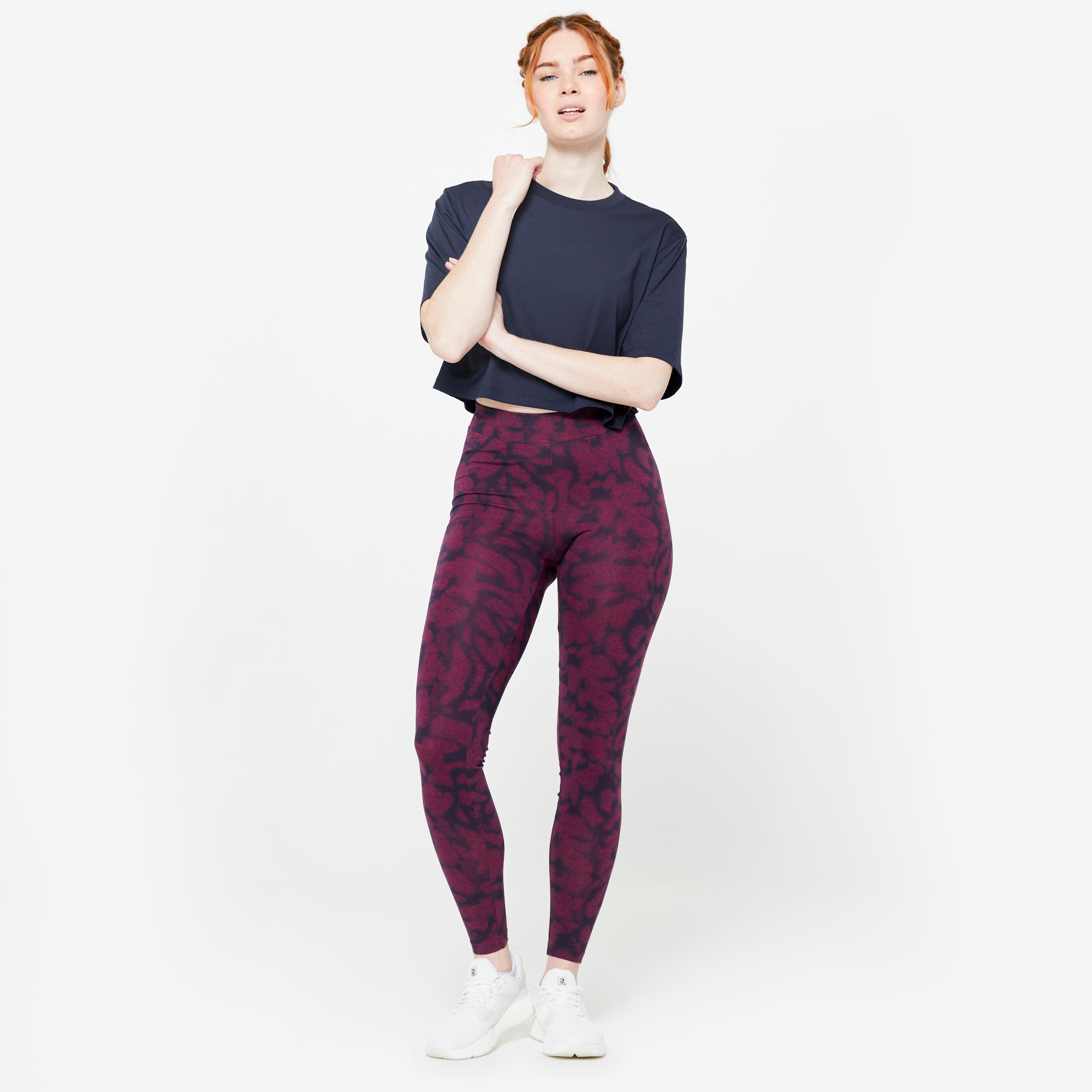 Women's Cropped T-Shirt 520- Steel Blue