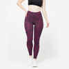 Women's Cotton Fitness Leggings - Cherry Purple