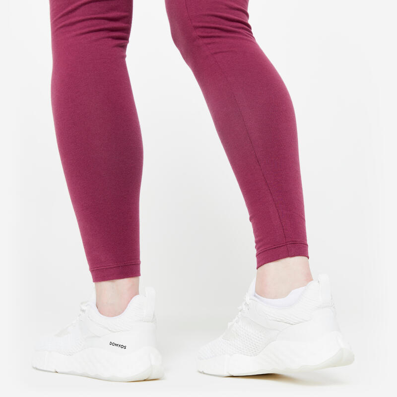 Fitnesslegging voor dames slim fit purper