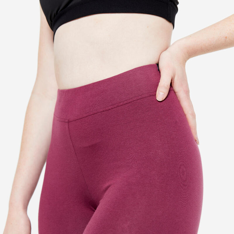 Fitnesslegging voor dames slim fit purper