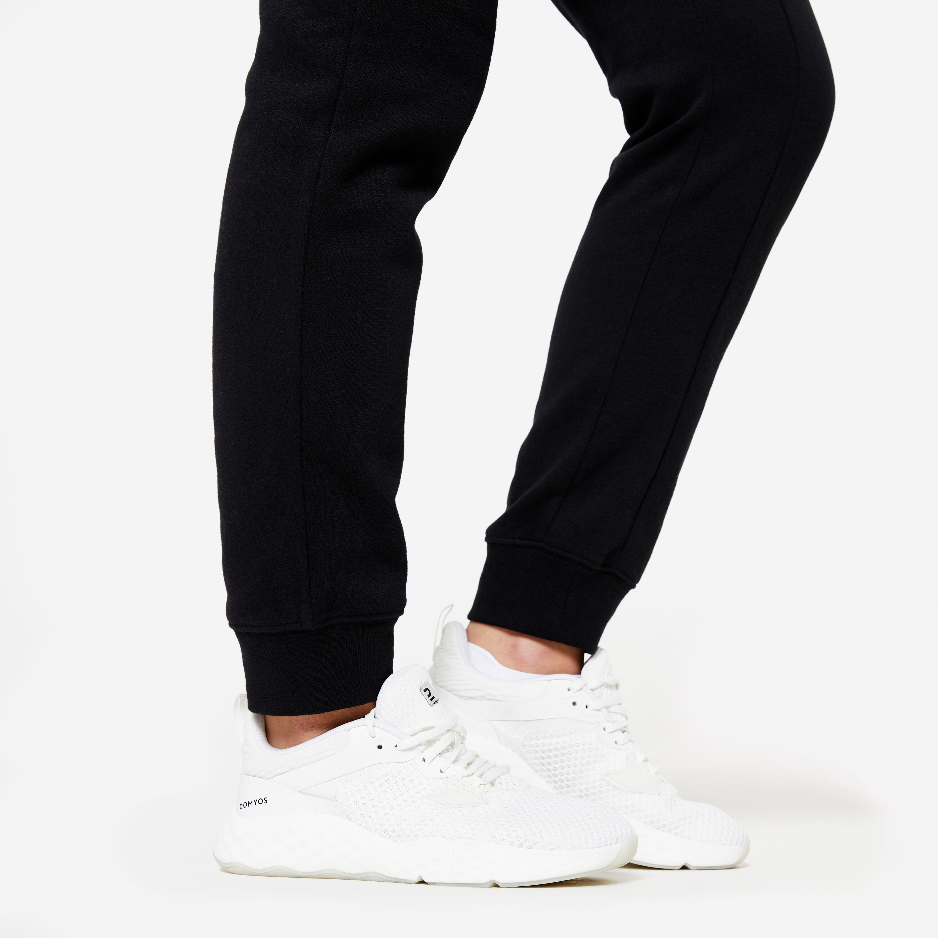 Women’s Slim-Fit Fleece Fitness Jogging Pants - DOMYOS