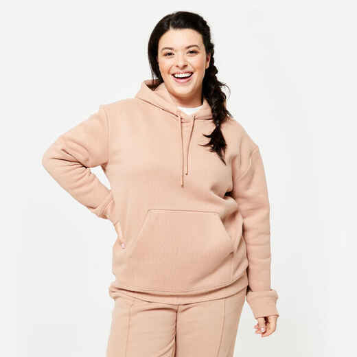 
      Sweat à Capuche Chaud pour Femme - Beige
  