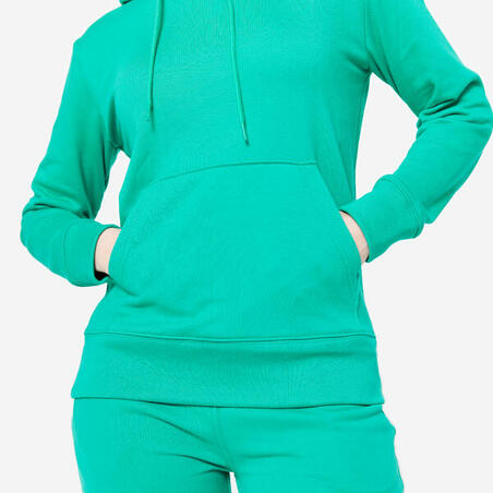 Худі жіноче для фітнесу зелене