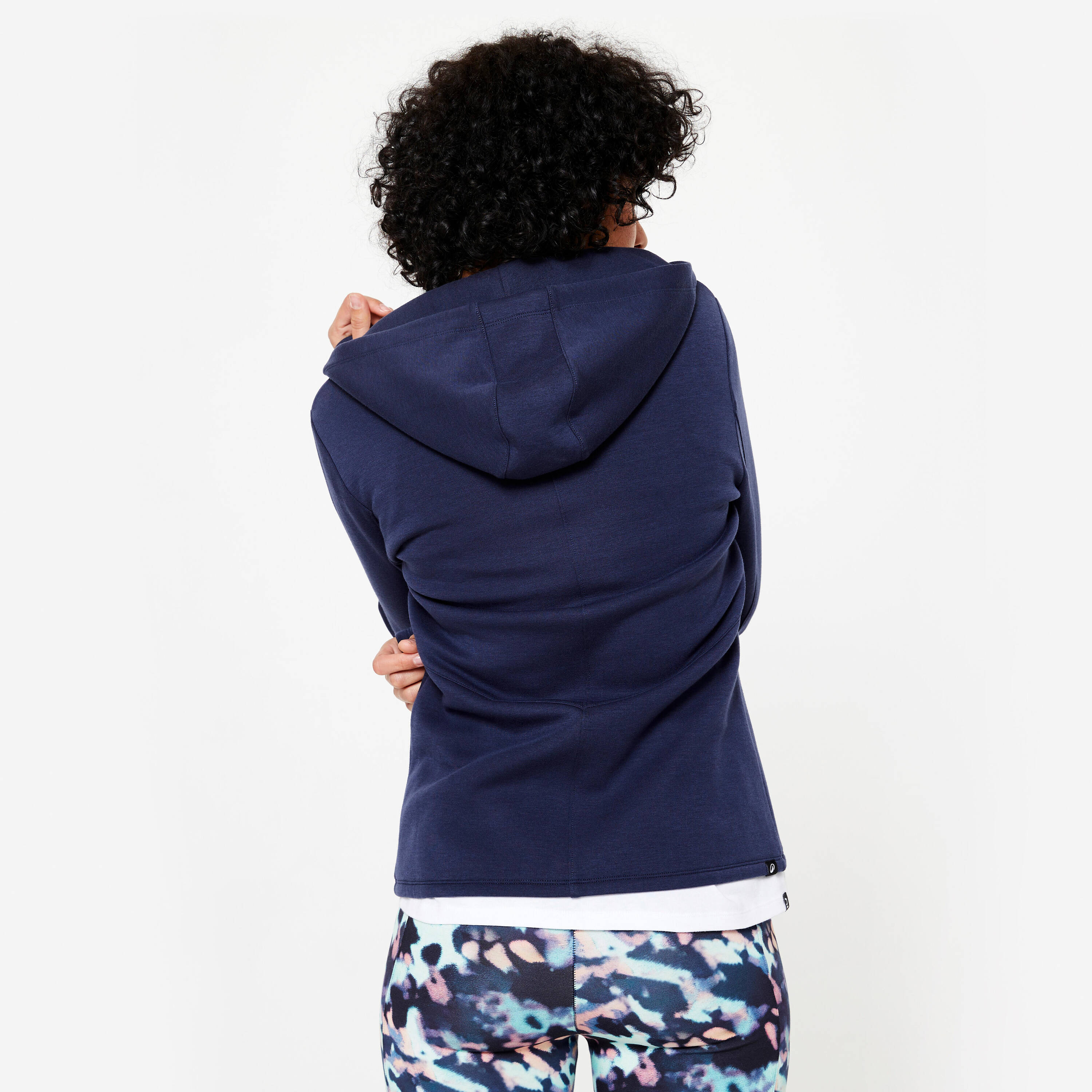 Women's Zip-Up Hoodie - Blue -  4