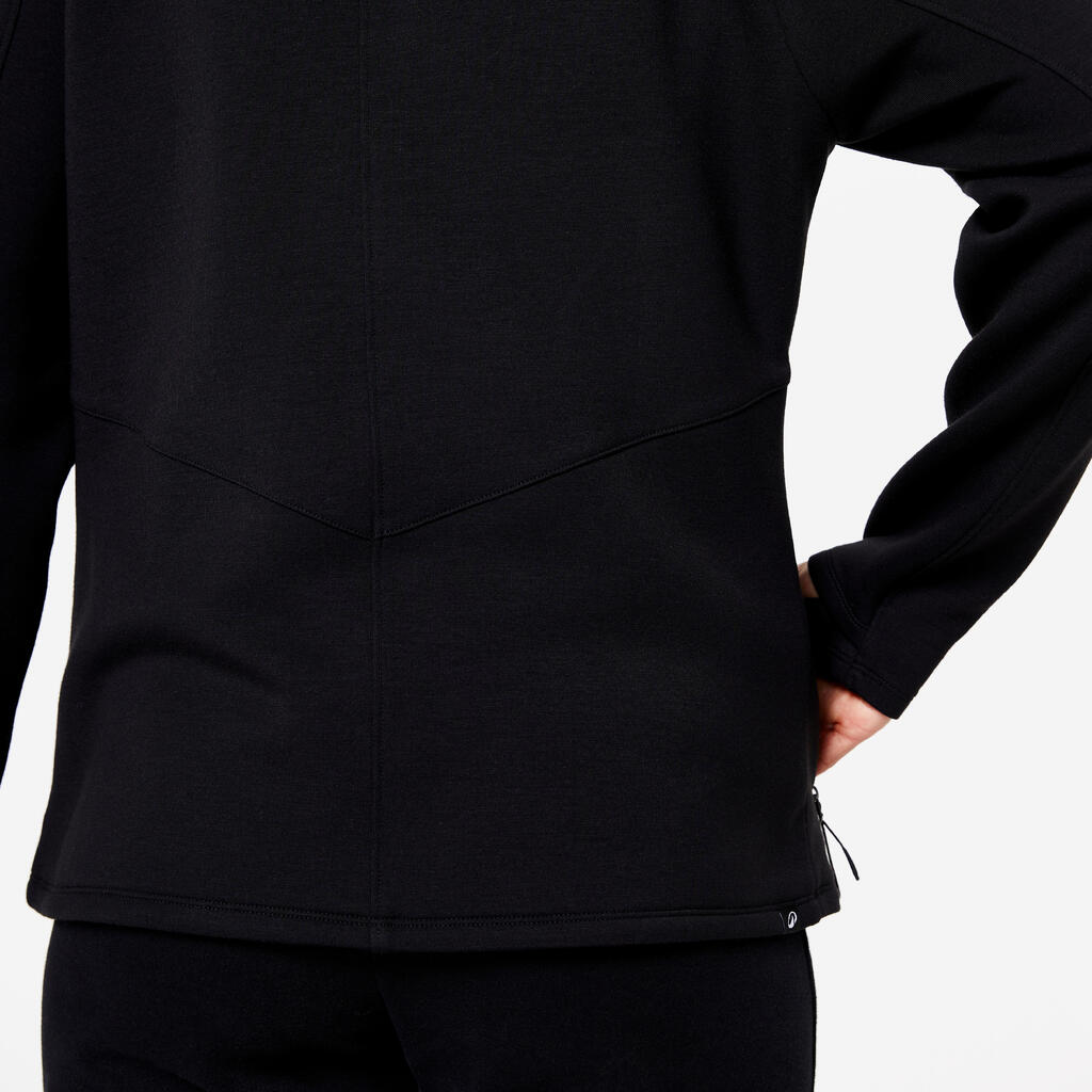 Women's Zip-Up Hoodie - Black