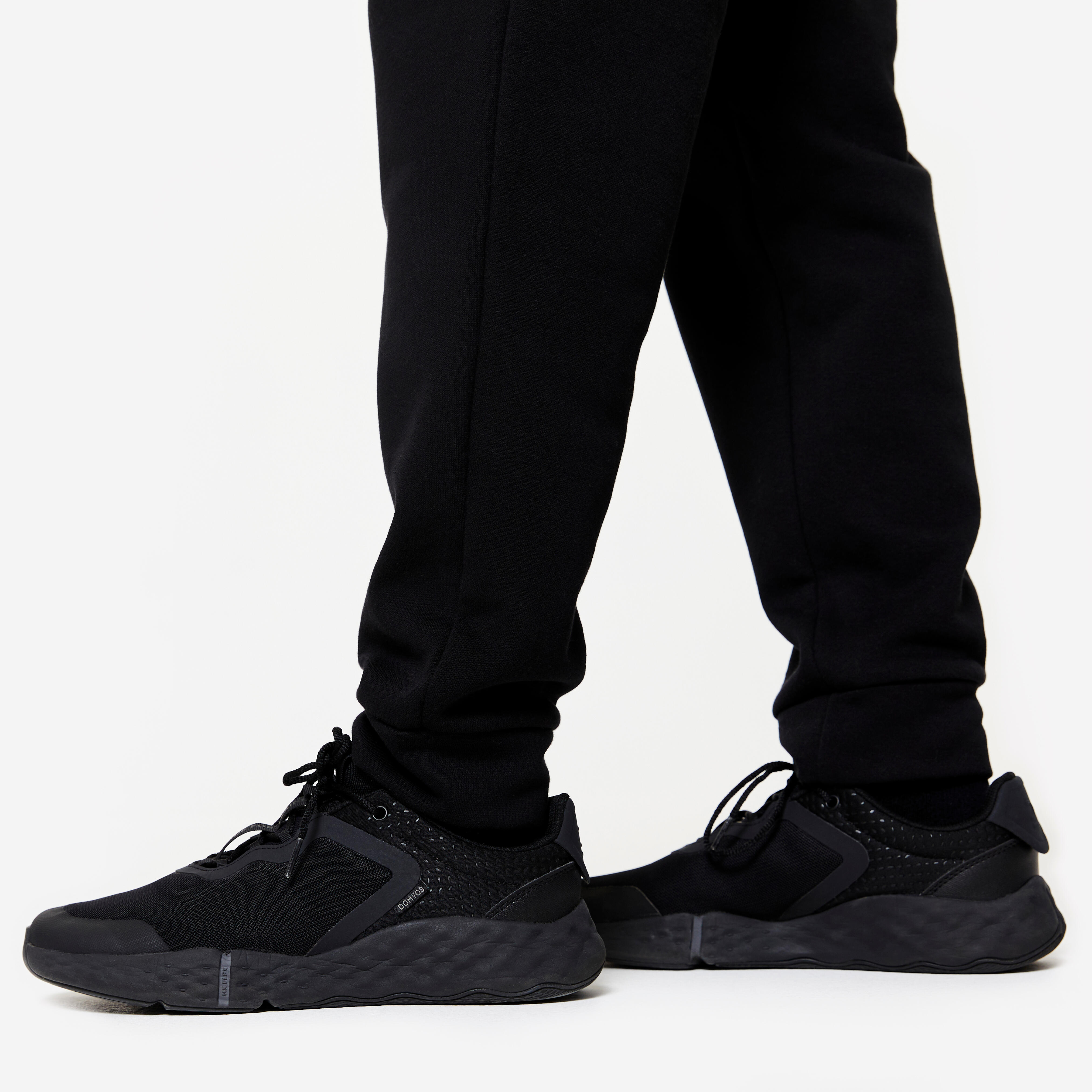 Men’s Warm Fitness Pants - 100 Black - DOMYOS