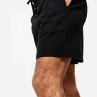 Men's Fitness Short Shorts 100 - Black