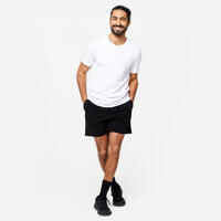 Men's Fitness Short Shorts 100 - Black