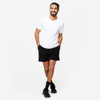 Short court Fitness Homme - 100 Noir