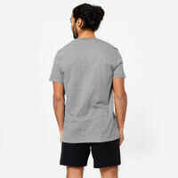 Men's Fitness T-Shirt 100 Sportee - Grey