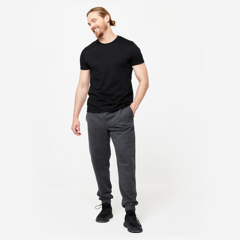 T-Shirt Herren - 100 Sportee schwarz 