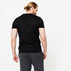 Men's Fitness T-Shirt Sportee 100 - Black