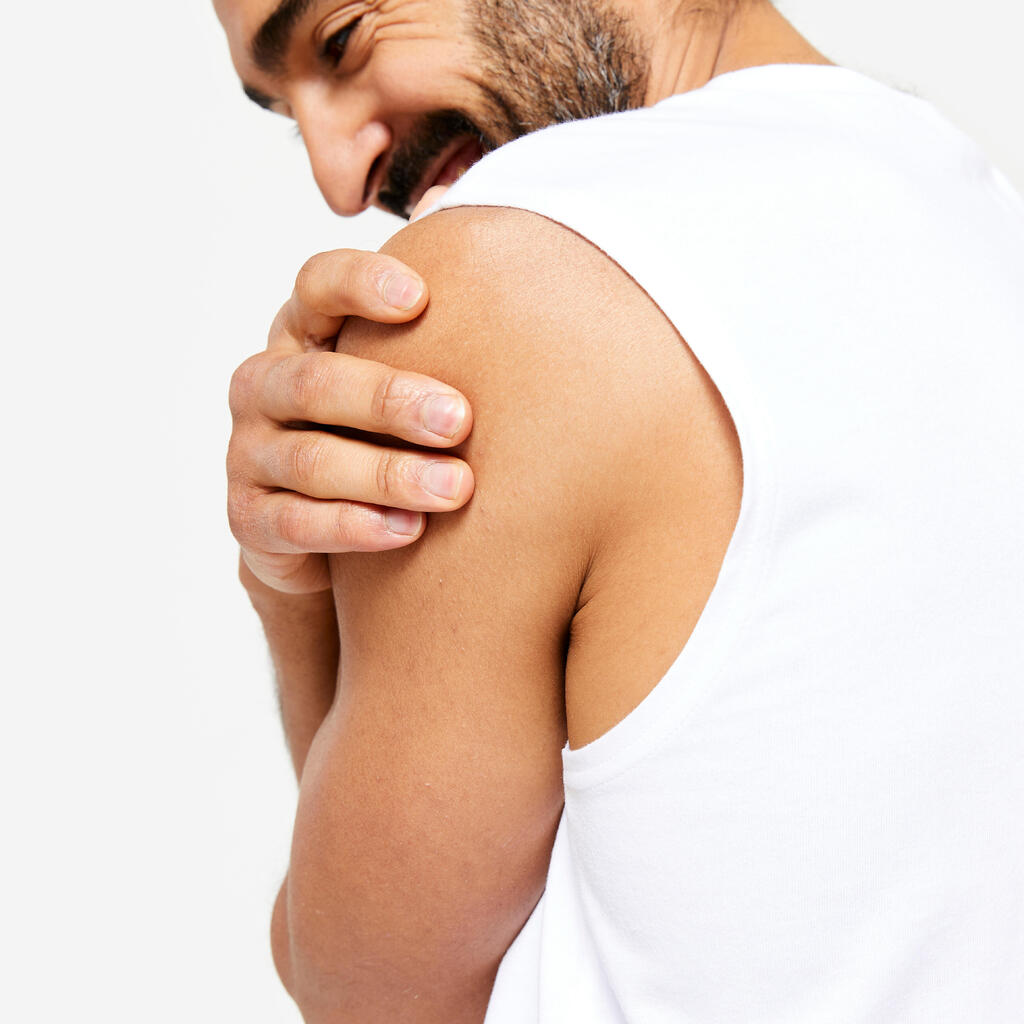 Tank Top Herren dehnbar - kometenblau 