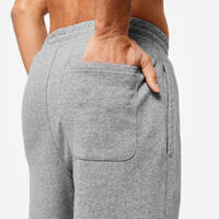 Pantalon jogging fitness Homme - 500 Essentials gris