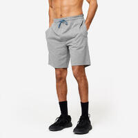 Short Fitness homme - 500 Essentials gris