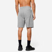 Men's Fitness Shorts 500 Essentials - Grey