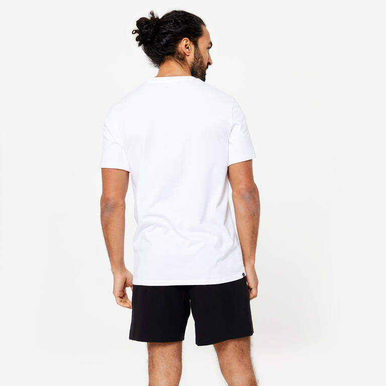 Men's Fitness T-Shirt 100 Sportee - White