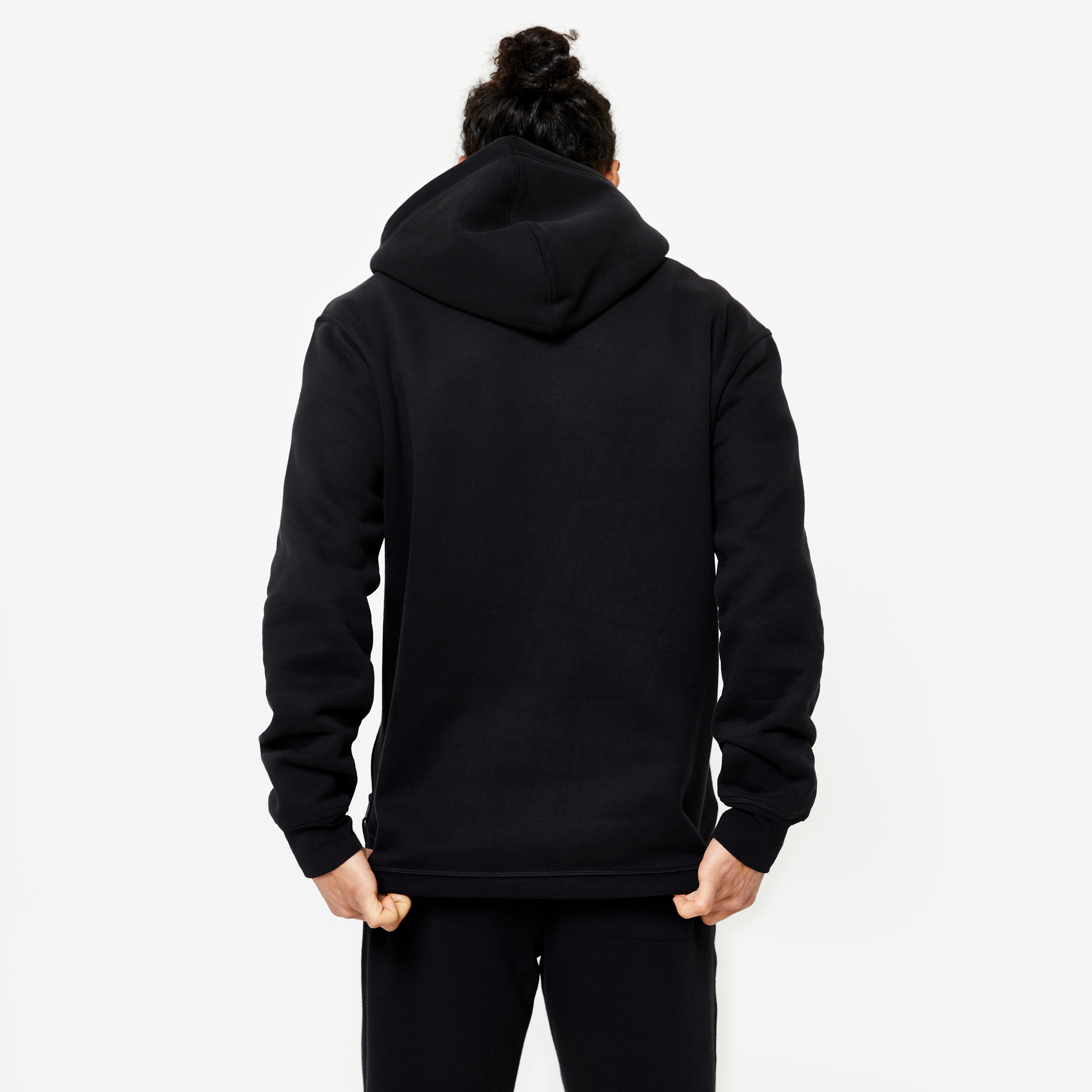 Men’s Warm Zip-Up Hoodie, 520 - DOMYOS