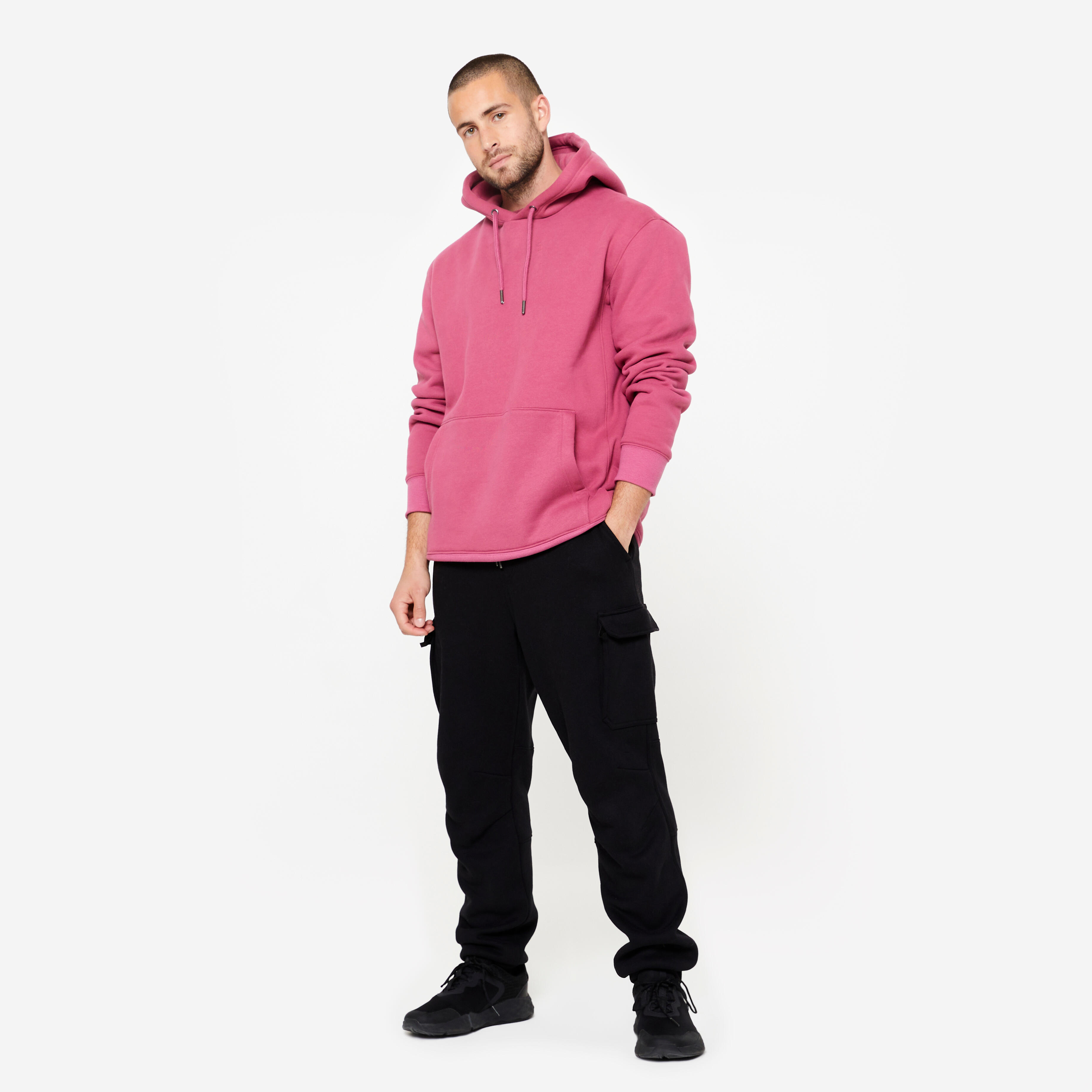 Cargohose Herren Regular Fit - Baumwollmix Freizeithose Mit Taschen Für Outdoor & Training