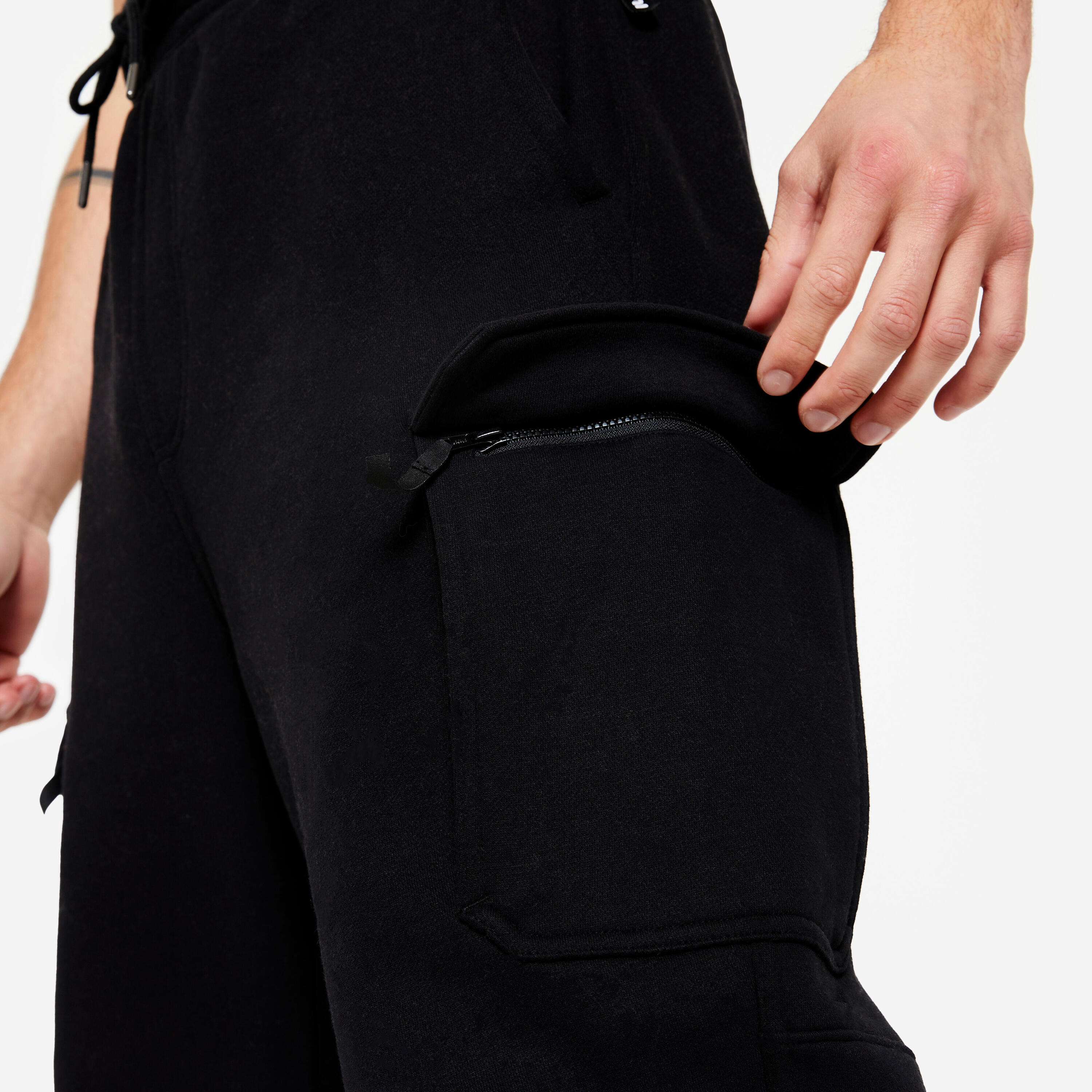 Pantalon de sport en coton ouaté homme 7/12