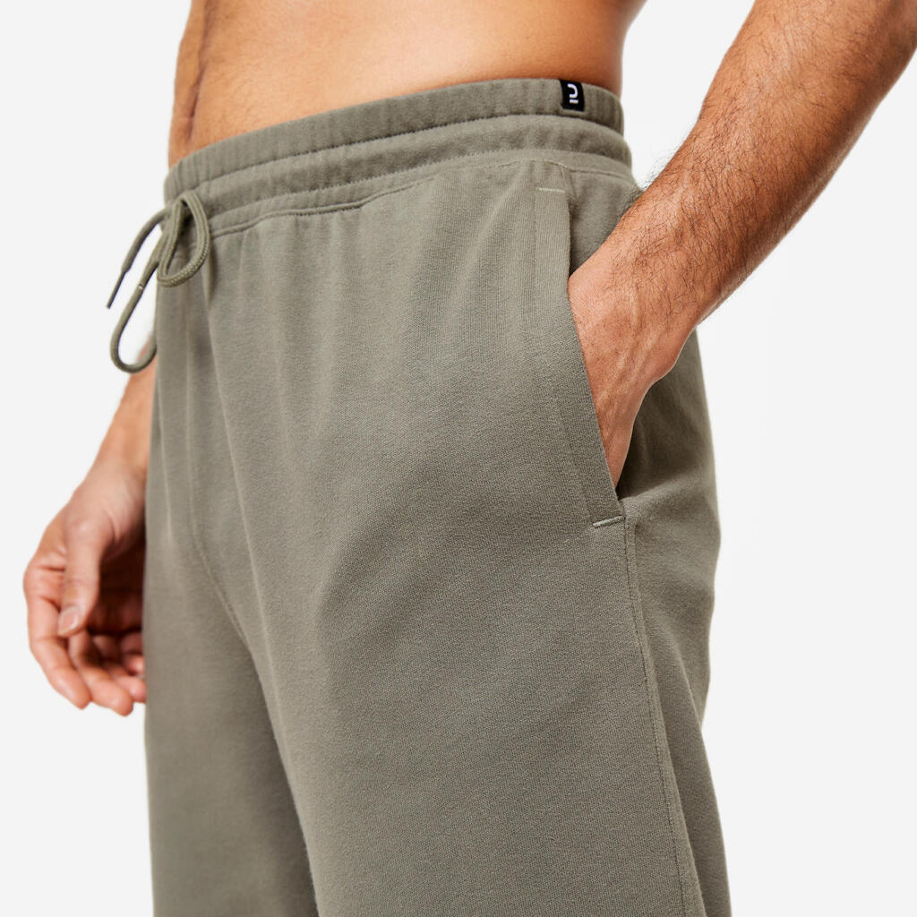 Men's Regular Fitness Jogging Bottoms - Beige