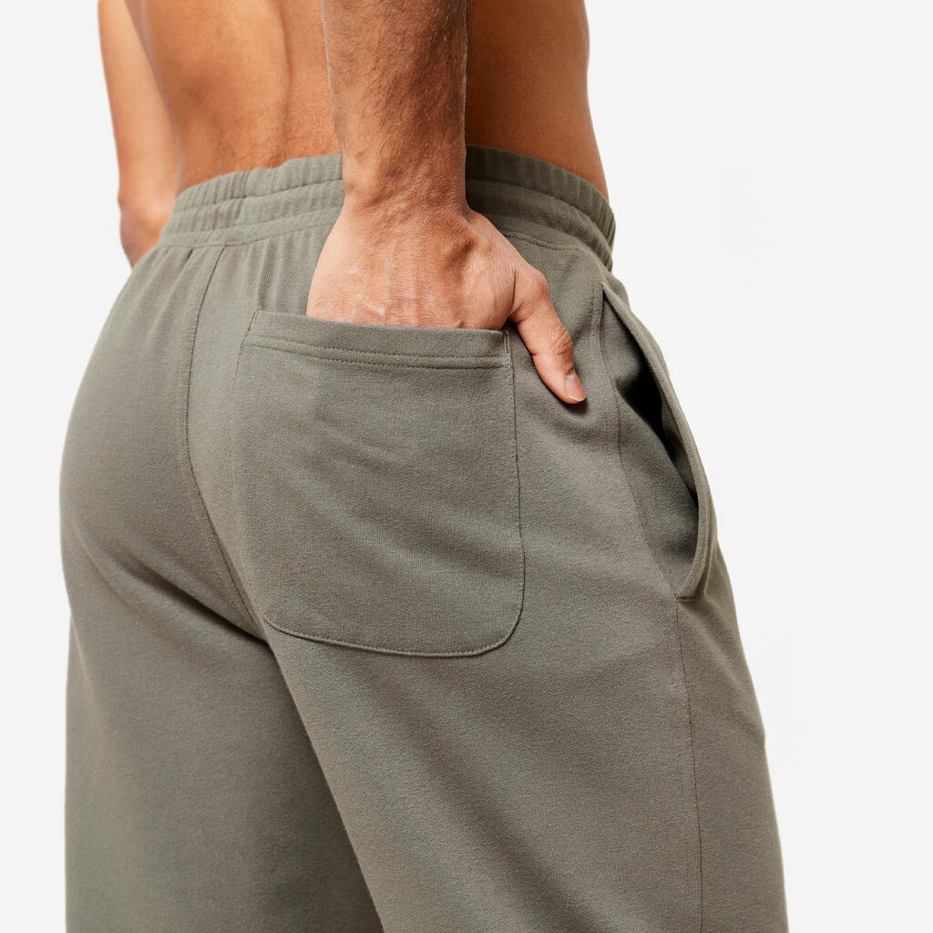 Men's Regular Fitness Jogging Bottoms - Beige