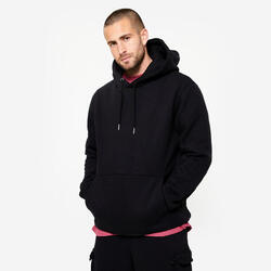 Sudadera Fitness 520 Hombre Negro Capucha