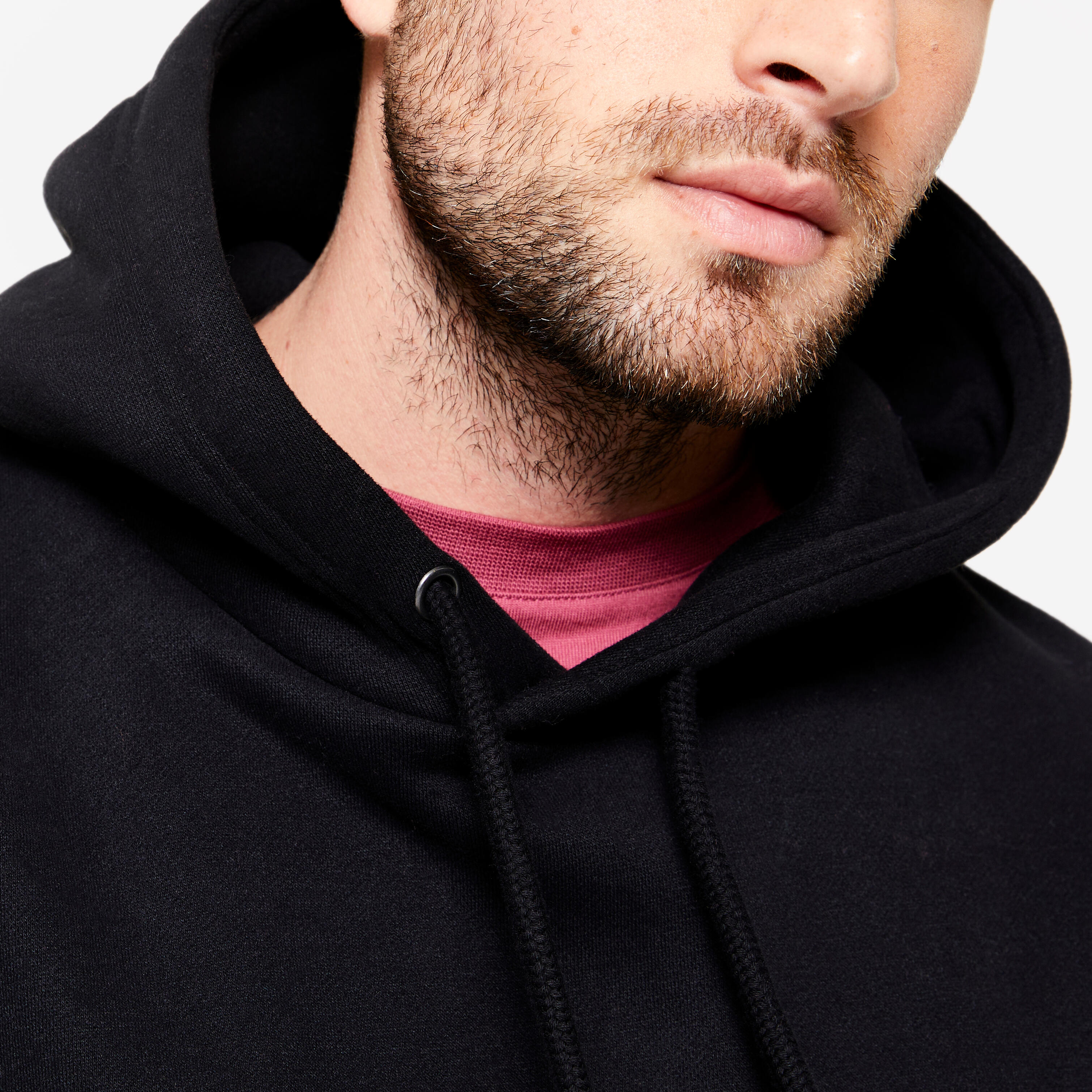 Men’s Brushed Fleece Hoodie – 520 - DOMYOS