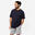 Camiseta Fitness 500 Essential Hombre Azul Marino
