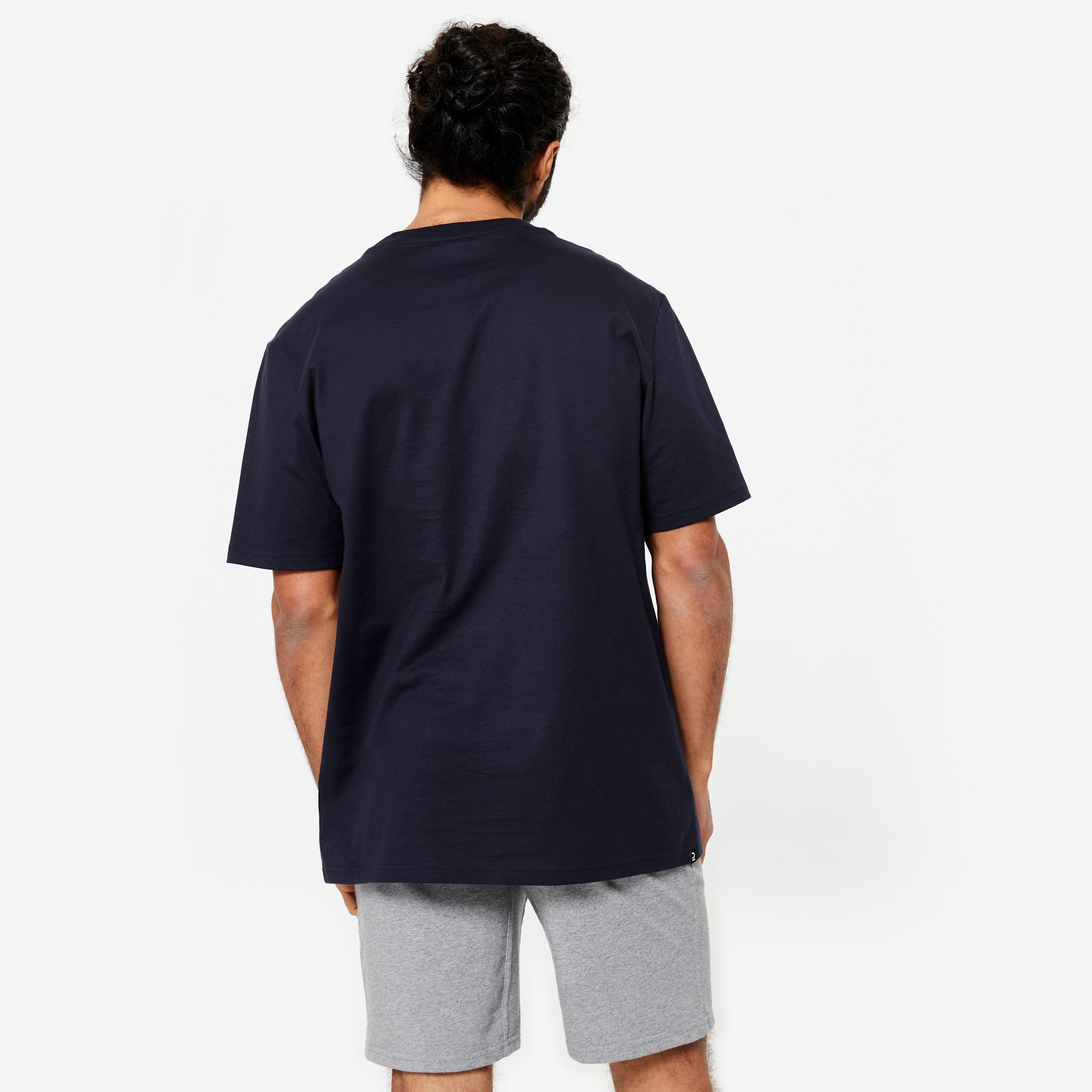 Men’s Fitness T-Shirt - Essentials 500 Blue - DOMYOS
