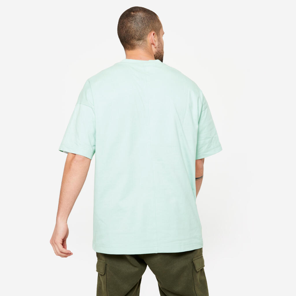 T-Shirt Herren Oversize - grün