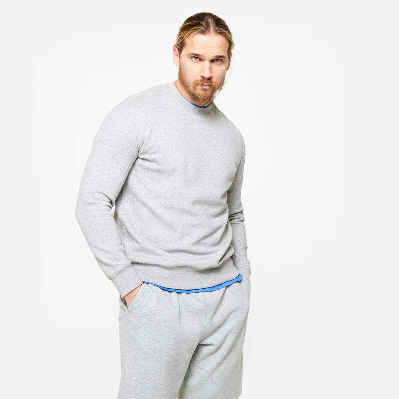 Sweat chaud en molleton homme - gris