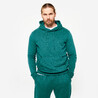 Men's Warm Brushed Fleece Hooded Sweatshirt - Teal