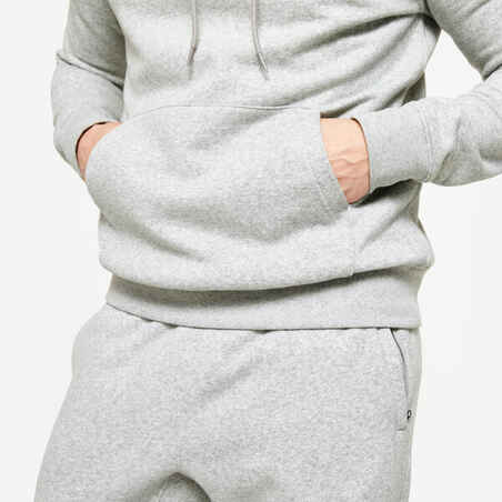 Men's Warm Fleece Sweatshirt - Grey