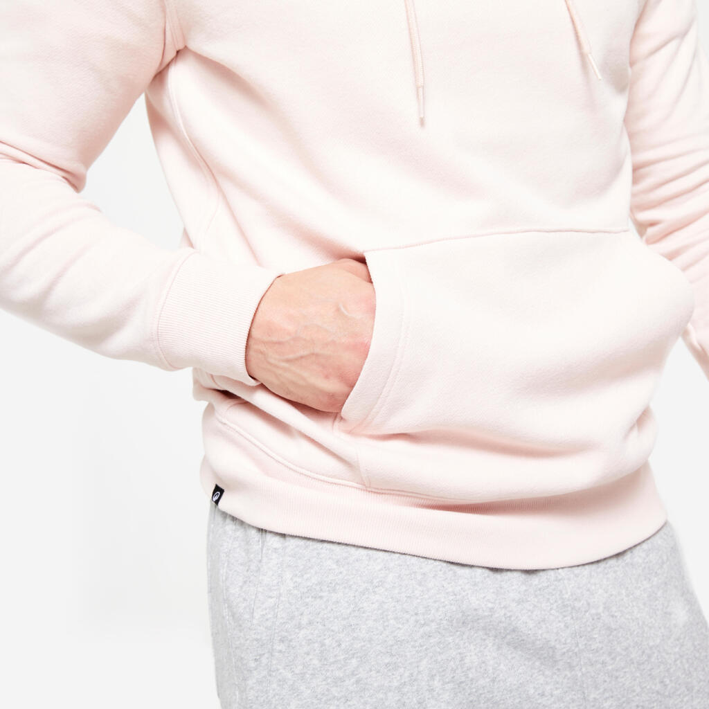 Men's Warm Brushed Fleece Hoodie - Duck Green