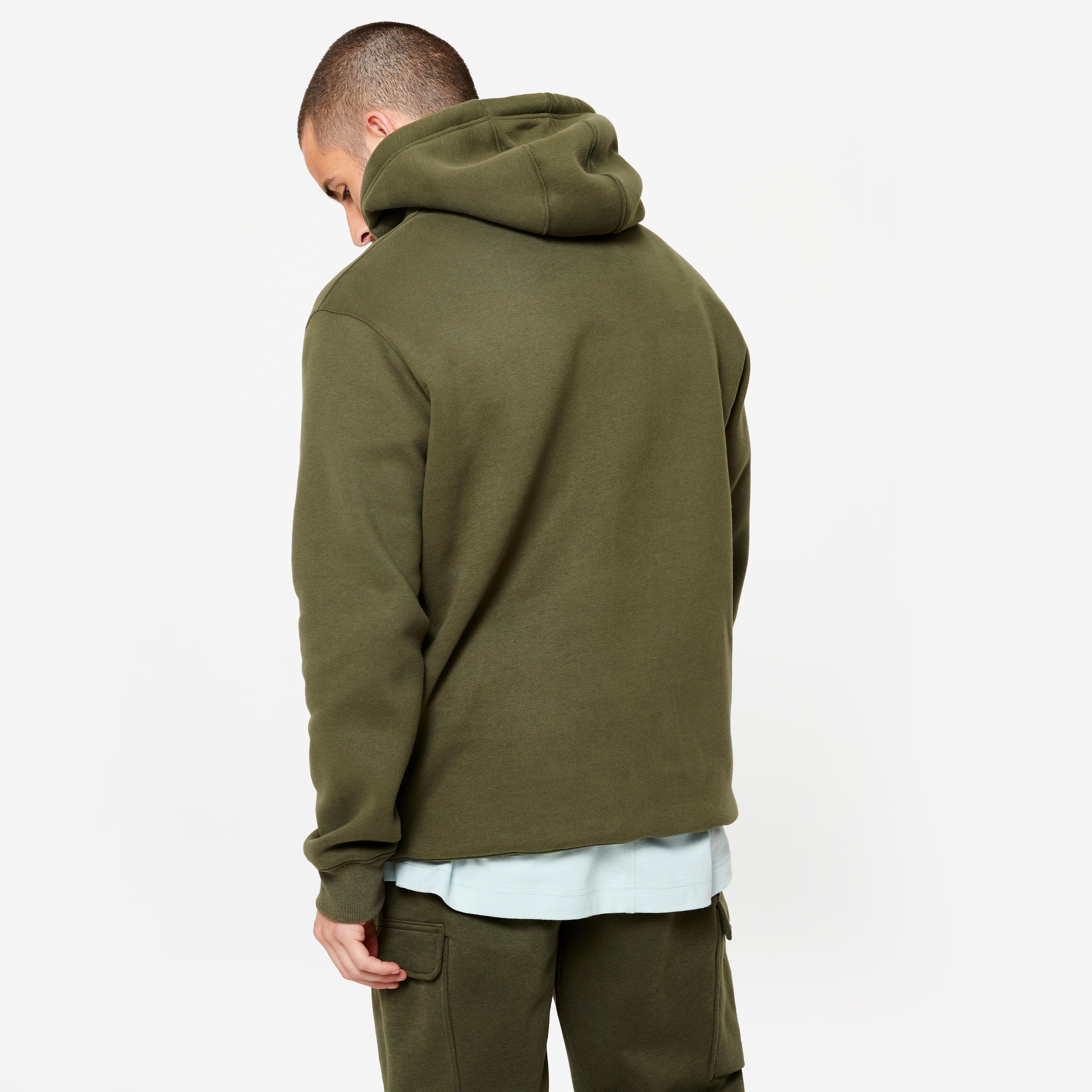 Men’s Brushed Fleece Hoodie – 520 - DOMYOS