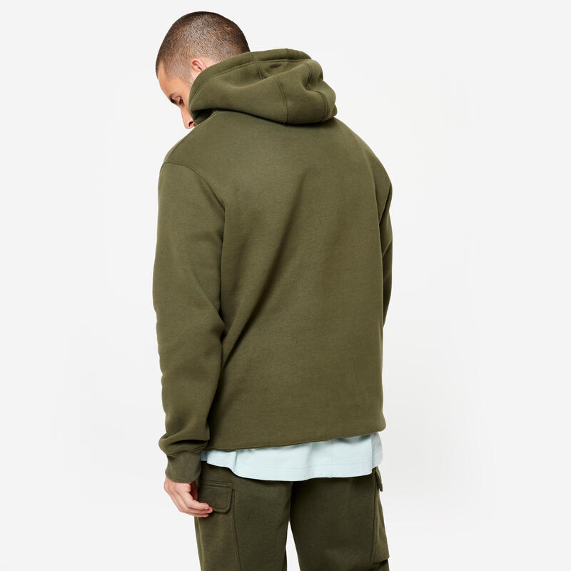 Sweat à capuche Homme - vert foncé