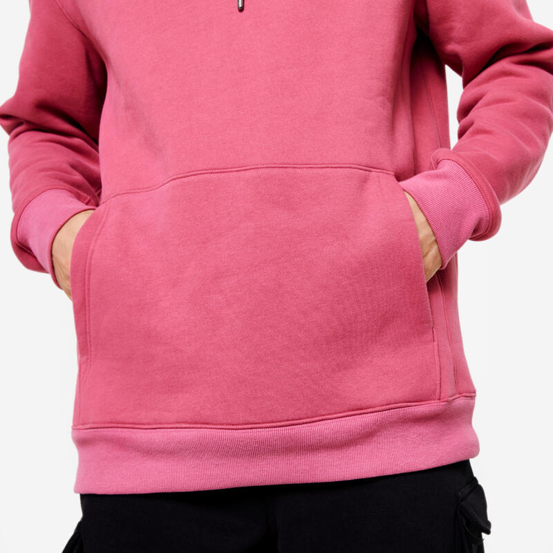 Sweat à capuche Homme, rose cendré