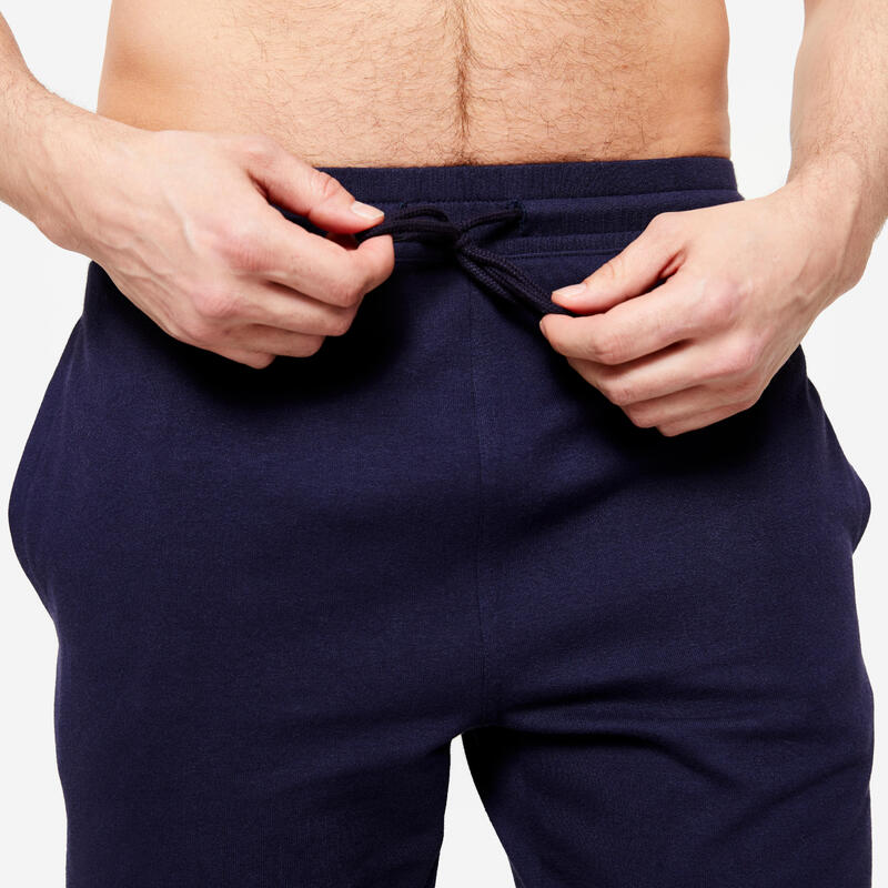 Pantalon jogging chaud homme, bleu marine