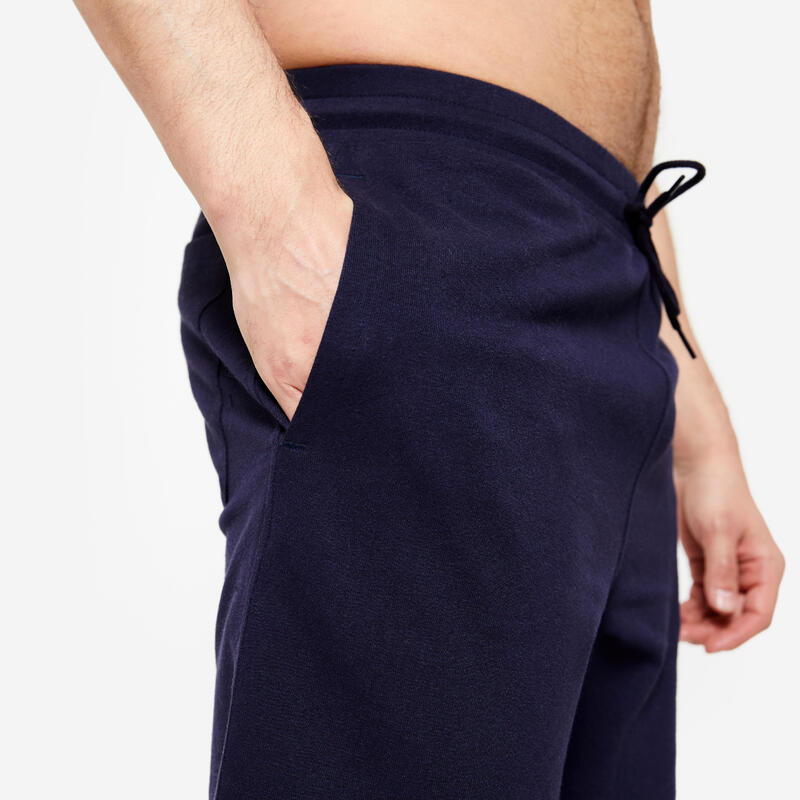 Pantalon jogging chaud homme, bleu marine