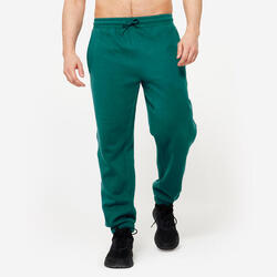 Pantalon jogging chaud homme, vert foncé