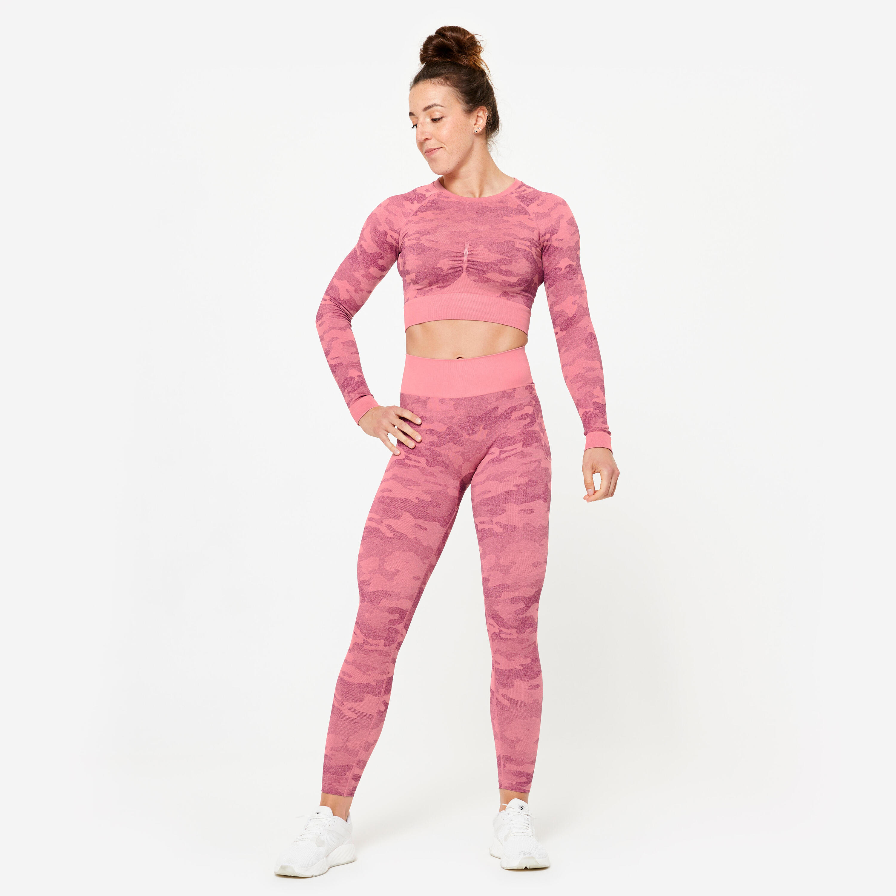 Haut court à manches longues femme - FTS Camo 900 2/8