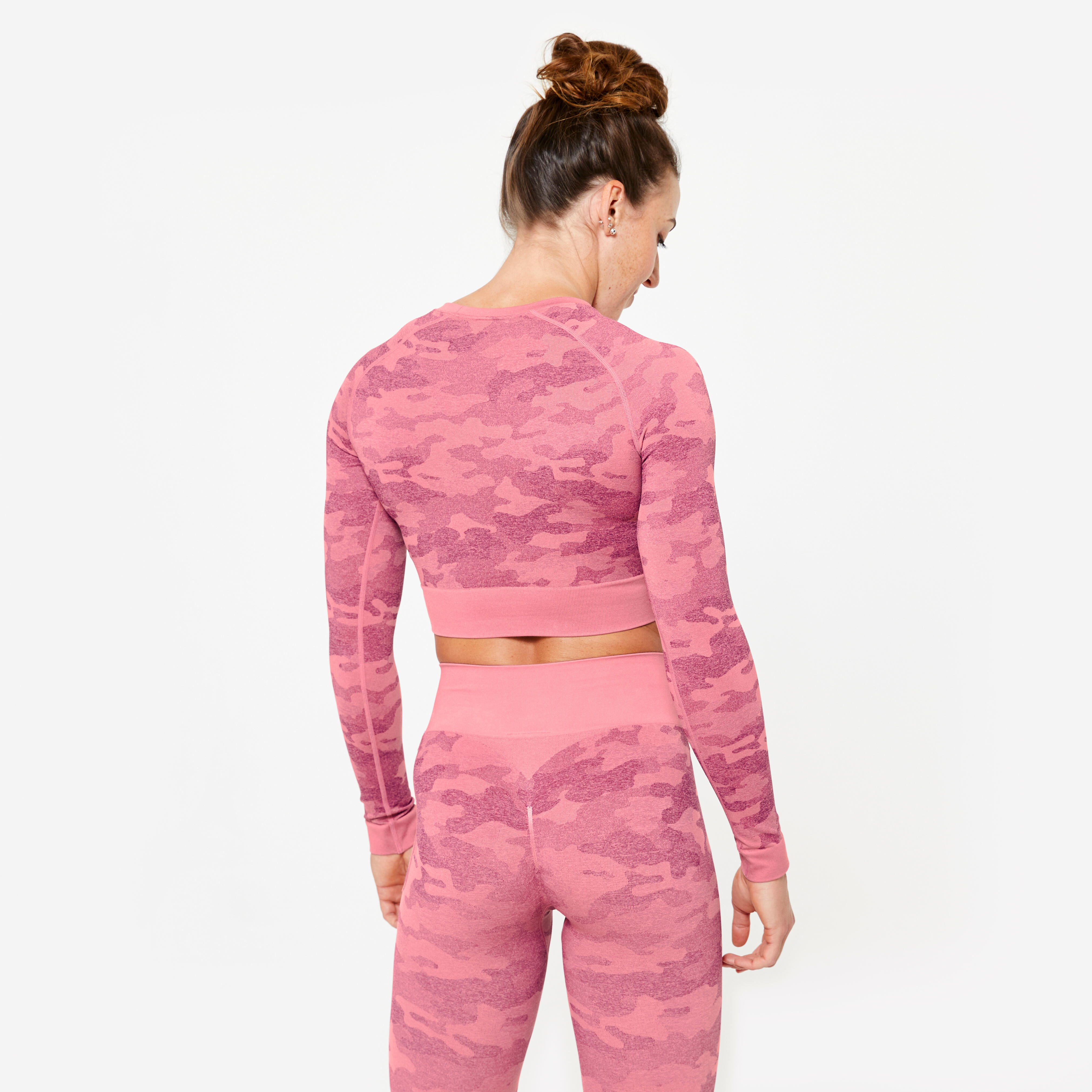 Women's Long-Sleeved Crop Top - FTS 900 - DOMYOS