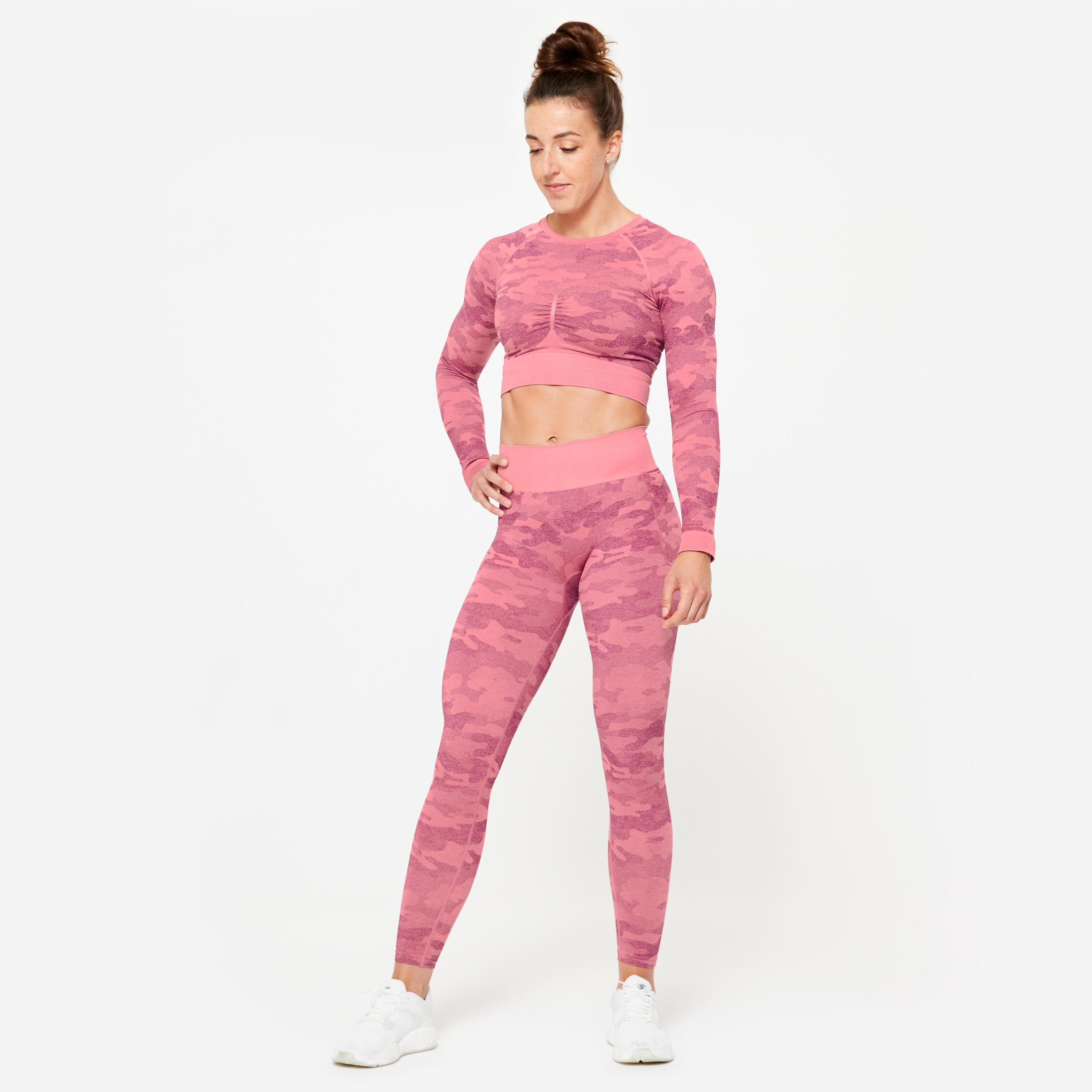 Dámské bezešvé fitness legíny 2/6