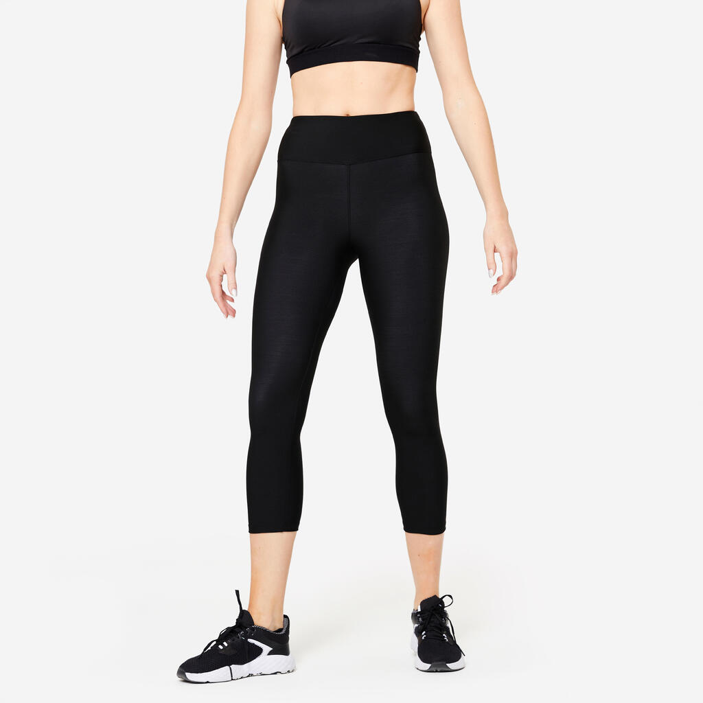 Women's Cropped Leggings Black
