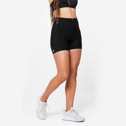 Short Moulant Fitness Cardio Femme Noir