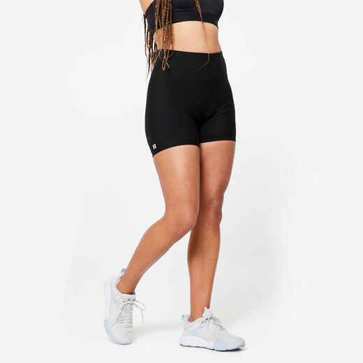 Short Fitness Cardio Mujer Negro Ceñido