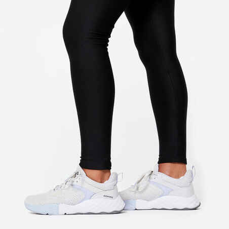 Women's High-Waisted Cardio Fitness Leggings - Black